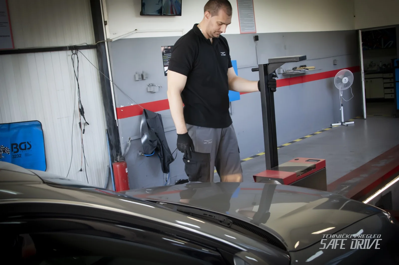 Merenje na tehničkom pregledu Safe Drive